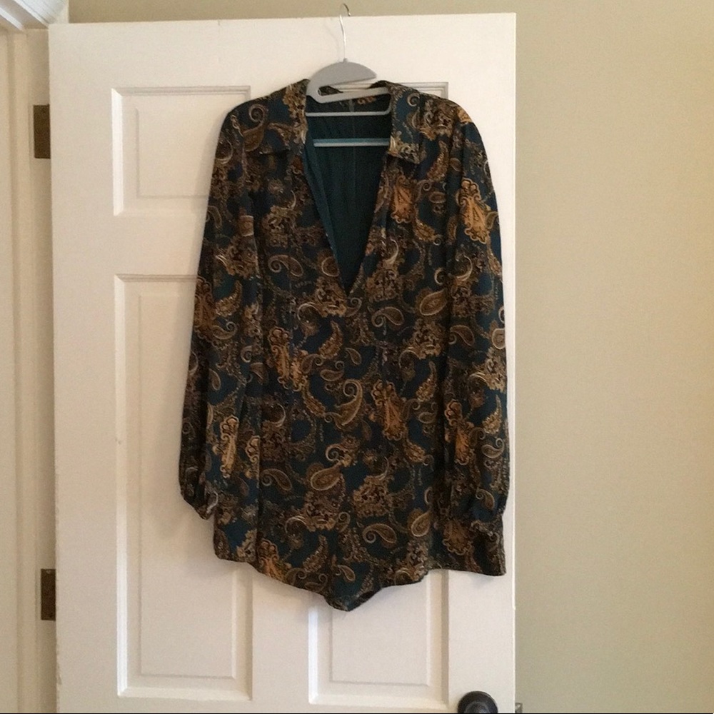 Printed Romper